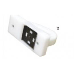 Скребок поліетиленовий Euroceppi Raskpol білий (лезо з 2 надрізами)