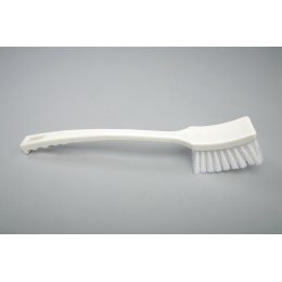 Щітка ручна з довгою рукояткою 410х45, поліестер біла 10214-1