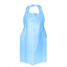 Фартук LDPE синій 760мм*1300мм/50мкм (25 шт/упак), 21279