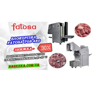 АКЦІЯ! Знижка -30% на блокорізку Fatosa TBG 480