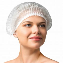 Шапочка одуванчик жовта розмір L, подв. резинка (100 шт.упак), 21139