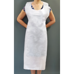 Фартух LDPE синій 760мм*1600мм/30мкм (25 шт/упак), 21637