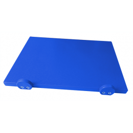 Дошка поліетиленова обробна Euroceppi з обмежувачами 500х400х20 мм синя