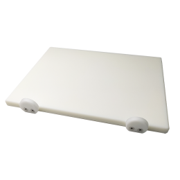 Дошка поліетиленова обробна Euroceppi з обмежувачами 400х300х20 мм біла