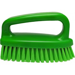 Щітка-скраб у формі праски FBK 54434 185х60 мм зелена